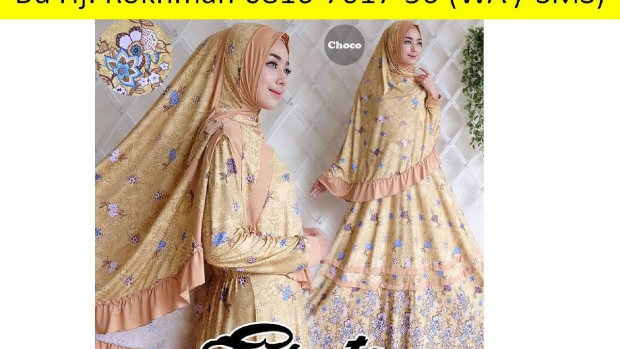 baju muslim 2017, 0816701756 HJ. ROKHMAH YouTube