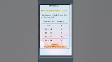 mean by direct method #shorts #sslcexam2023 #statistics