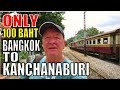 BANGKOK TRAIN TO KANCHANABURI THAILAND THONBURI STATION