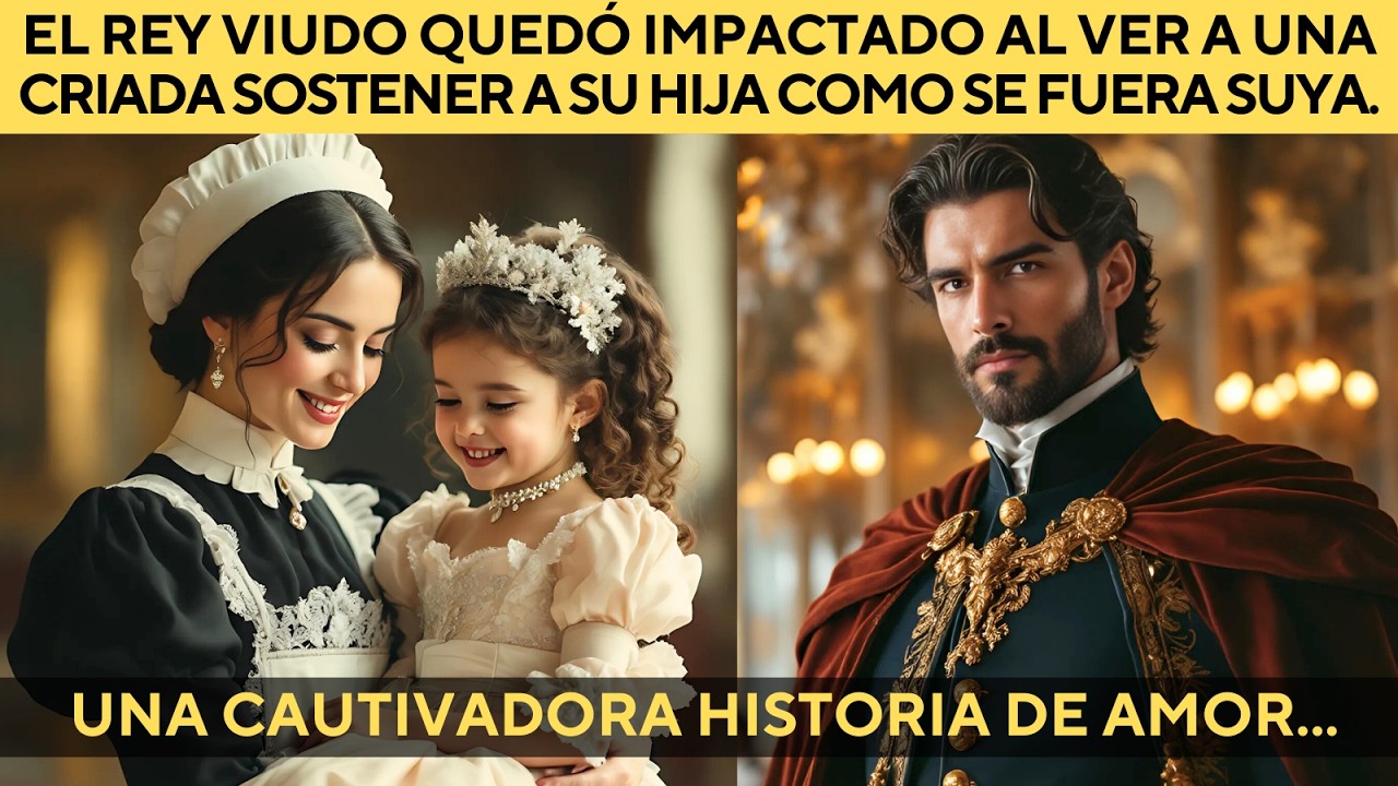 👑 REY VIUDO QUEDÓ FASCINADO AL VER A UNA CRIADA… ABRAZANDO A SU HIJA CON LA TERNURA QUE ÉL NUNCA...