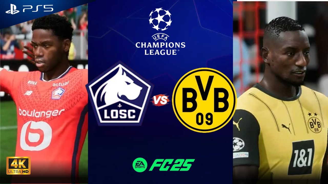 cronaca losc lille - borussia dortmund