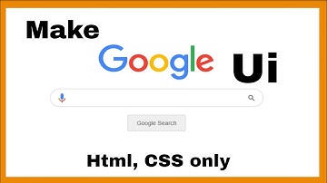 Simple Google Page Clone with Html and CSS || Codes Available || #html #css #google #clone