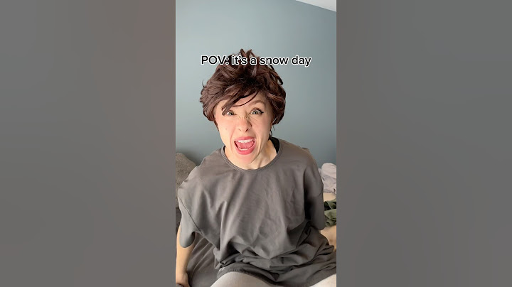 POV: its a snow day