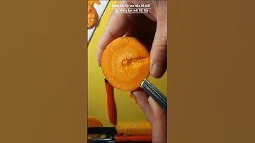 Cách tỉa hoa cà rốt dễ nhất #shortvideo