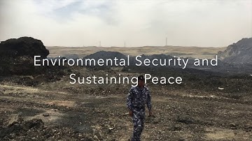Gary Lewis (UN Environment) discusses the MOOC on Environmental Security & Sustaining Peace