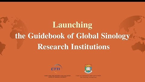 Launching Officially: the Guidebook of Global Sinology Research Institutions