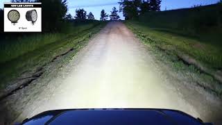 ACI Off Road LED Lights- (2) 42w 8° Spot Beam Pattern - Jeep Wrangler