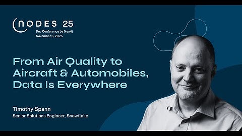 From Air Quality to Aircraft and Automobiles, Data Is Everywhere