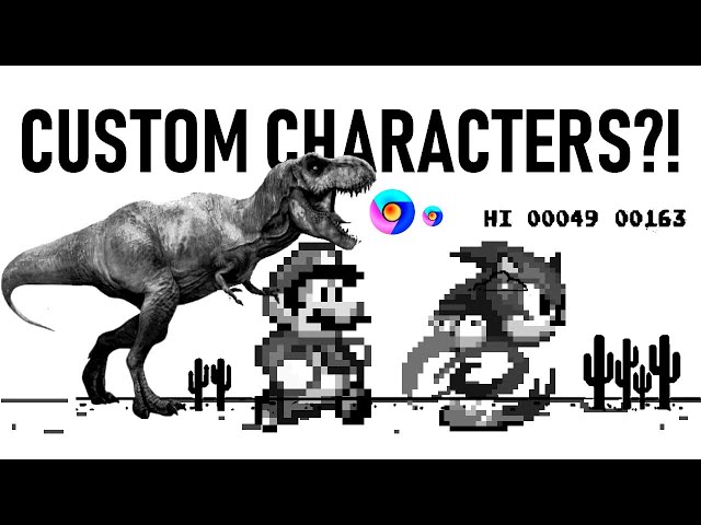 Google Dino character modding tutorial [T-Rex Run] [Tutorials]