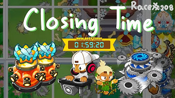 3rd Place!! BTD6 Race "Closing Time" in 01:59.20