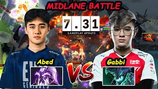 Abed Void Spirit vs Gabbi Outworld Destroyer - MIDLANE BATTLE New PATCH 7.31 Dota 2 pro Gameplay