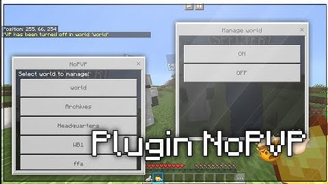 Plugin NoPVP Pocketmine 3.0.0 Free