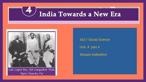 Std. 7 Social Science Unit. 4 part 4