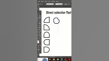 Illustrator Tips & Tricks: Master the Direct Selection Tool for Unique Shapes!#shorts
