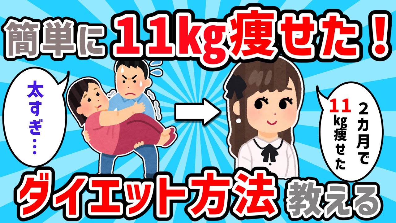 【2ch有益スレ】ガチで痩せたい奴へ！簡単に痩せるダイエット方法教えるぞ！【ゆっくり解説】