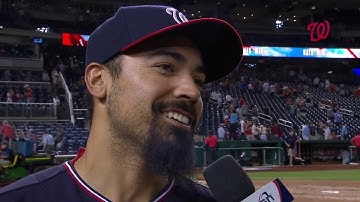 Alex Chappell catches up with Anthony Rendon after big night at plate