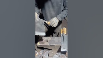 Easy way to install a wooden knife handle #shorts