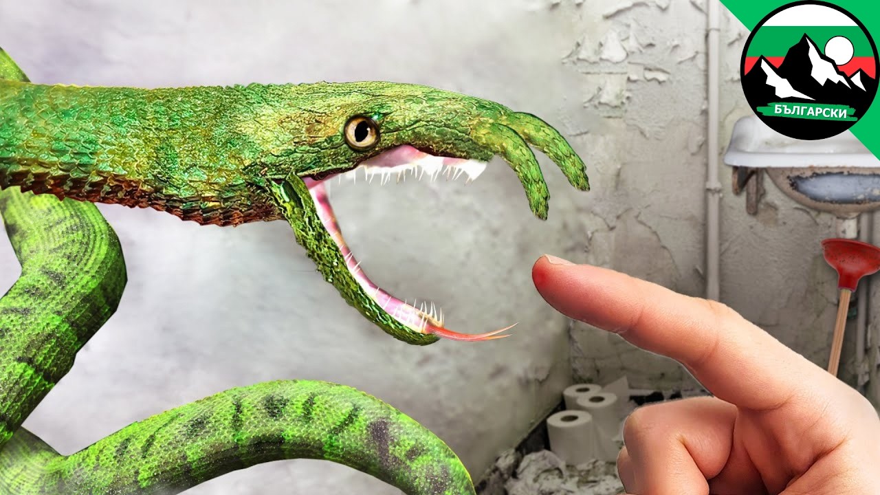 Отровна змия от канализацията на Банкок — мутант или древен вид? 🐍😱