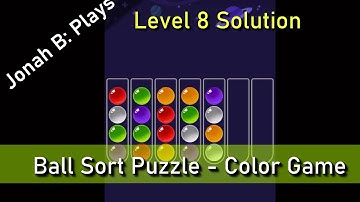 Ball Sort Puzzle   Color Game Level 8 Solution