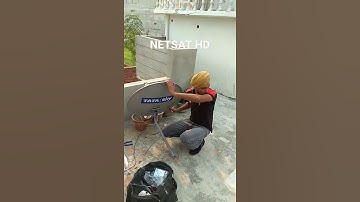 TATA SKY DISH DTH FITTING NETSAT HD