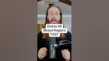 Clean up your Logic Pro session by quickly deleting all muted regions. #musicproducer #logicprox