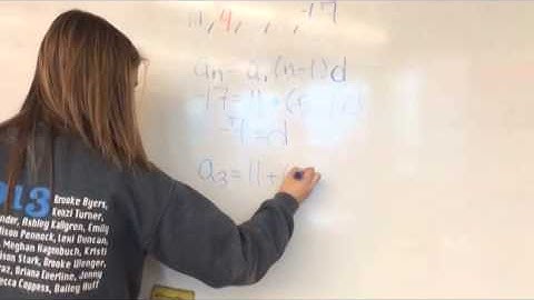 Finding Missing Terms in an Arithmetic Sequence