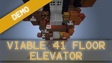 MorezysMinecraft: Minecraft 1.8 - Multi Floor Elevator 41 Floors