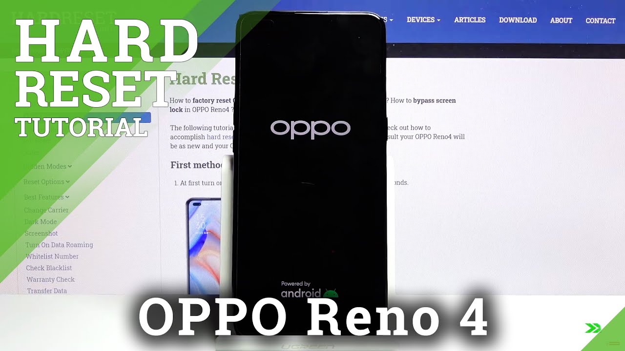 How To Factory Reset OPPO Reno 4 Erase All Content Settings YouTube