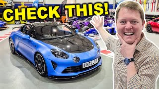 New ALPINE A110R! REVEALING the MYSTERY CAR at The Shmuseum