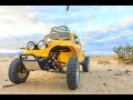 Yellow baja bug dirt rod