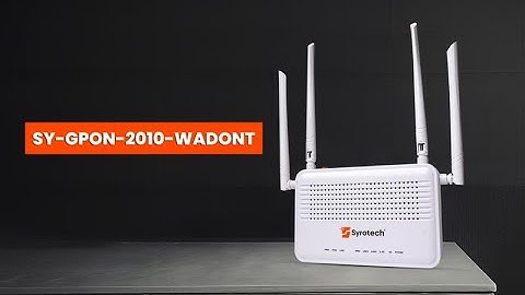 Transform Your Home Wi-Fi with SY-GPON-2010-WADONT | Syrotech Dual Band ONT.