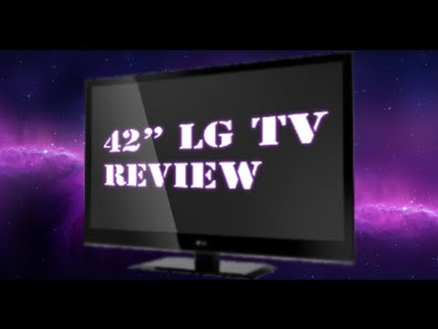42'' LG LED TV Review - YouTube
