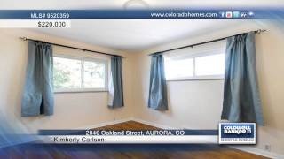 2040 Oakland Street  AURORA, CO Homes for Sale | coloradohomes.com
