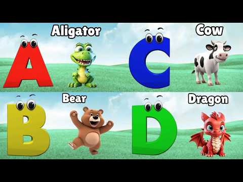 Alphabet Animals Song | Learn the ABC Alphabet Animals Song for Kids | ABC Alphabet Phonics Song