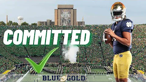 QB KENNY MINCHEY COMMITS TO NOTRE DAME