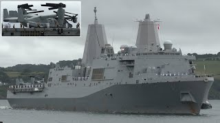 US Marines & Sailors arrive in Britain aboard the USS Mesa Verde ?? ??