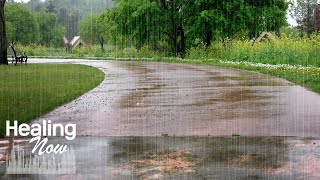 A Walk with the Comfortable Rain Sounds - Insomnia Relief, Tinnitus Improvement Effect, Quick Sleep