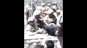 برخورد بد و ذلیل آمریکایی ها با زن افغان واقعا درد آور است 