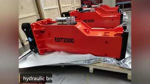 hydraulic breaker product display edt 2000