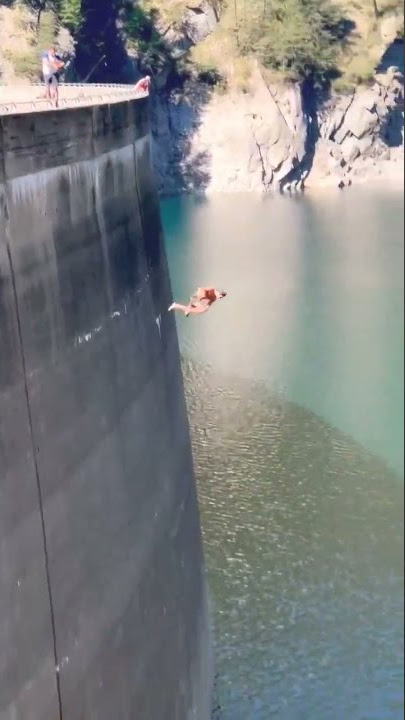 menguji adrenalin lompat dari ketinggian 27 m, Kereennnnn... #video #trending #viral #shorts