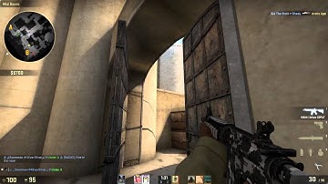 CS:GO - 1v4 B site Retake (Dust 2)