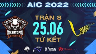 V GAMING vs BIKERTOPIA ESPORTS: ĐỘI QUÂN VÀNG ĐEN THẲNG TIẾN BÁN KẾT - TỨ KẾT AIC 2022 - NGÀY 25/6