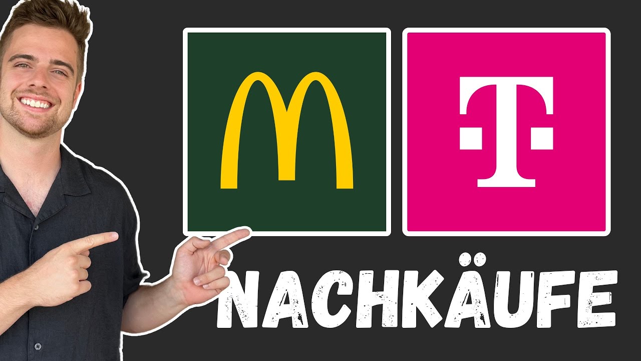 1.000€ in DIESE DIVIDENDEN-AKTIEN investiert! 🚀 | Telekom & McDonalds Nachkauf