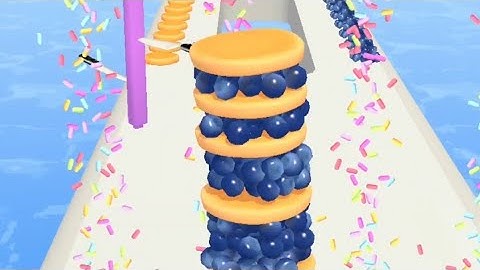 Pancakes 🥞 Run ASMR Gameplay, Very relaxing and Satisfying all levels Gameplay walkthrough Android