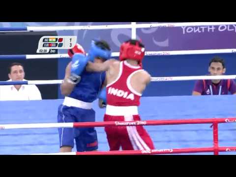 Boxing 54Kg Finals Gold Medal Contest - Youth Olympic Games Singapore 2010