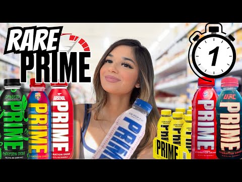 Finding As Many Rare Bottles Of Prime Hydration In 1 Hour - *American Candy Shop Edition*