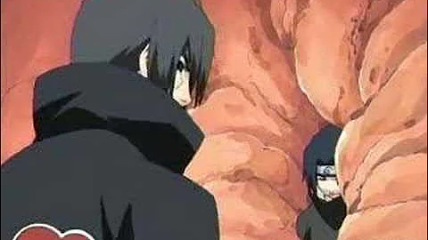Jiraiya vs Itachi & Kisame