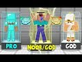 Minecraft NOOB vs PRO vs GOD :TRANSFORMATION OF NOOB TO GOD in Minecraft | Animation