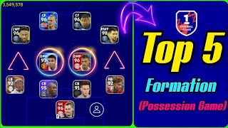 Best Possession Formation Pes 2023 | Best Formation For Possession efootball 2023 Mobile