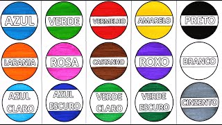 CORES EM INGLÊS - COLORS IN ENGLISH 